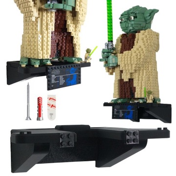 UCHWYT WIESZAK NA ŚCIANĘ NA ZESTAW KLOCKÓW YODA STAR WARS - 75255
