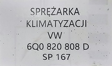 ORIG. KOMPRESOR KLIMATIZACE AUDI / SKODA SEAT VW- 6Q0820808D