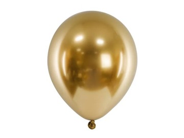 Balony Glossy złote 46cm. do Girland Balonowych 5 szt.
