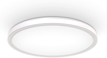 LAMPA SUFITOWA - PŁASKI PLAFON ZE ŚCIEMNIACZEM - LED 18W - POKÓJ - KUCHNIA