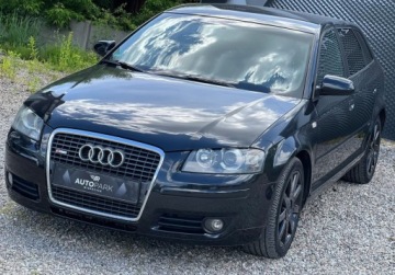 Audi A3 8P Hatchback 3d 2.0 TDI PD 140KM 2004 Audi A3 Sportback Gorzow Wlkp , 2x S-LINE, czarna Podsufitka 2.0 Diesel, zdjęcie 2
