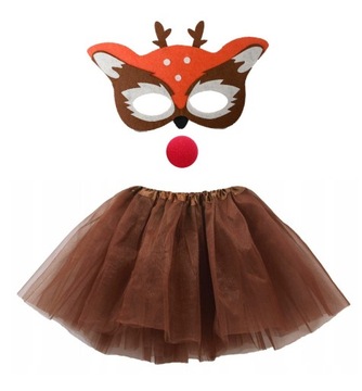 Strój Renifera Renifer Rudolf tutu 90-120 cm 3-7 lat