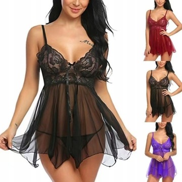 Koszula nocna Obsessive Idillia koszulka Babydoll, Obsessive r. XXL