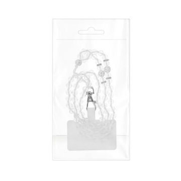 Подвеска на шею CRYSTAL DIAMOND 74см белый