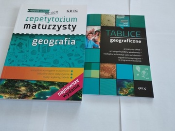 TABLICE + Repetytorium Matura GEOGRAFIA 2022 Matur