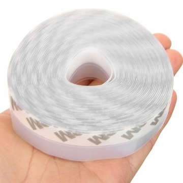 Самоклеющаяся уплотнительная лента Силиконовая Акриловая уплотнительная лента ШИРИНА 4,5х5м