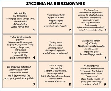 Pamiątka Bierzmowania Kwiat Miłosierdzia Bożego łańcuszek życzenia SREBRO