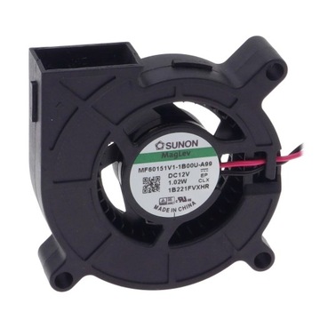 Wentylator blower 60x60x15 10m³/h 33dBA 12VDC, Sunon, WENT-B6015V12W2V