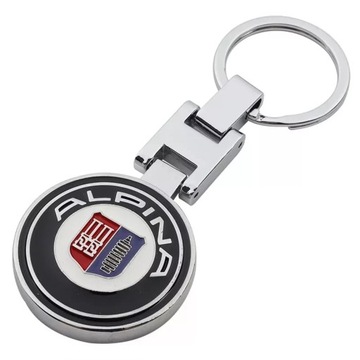 Brelok Breloczek BMW metal ALPINA CHROM PIĘKNY