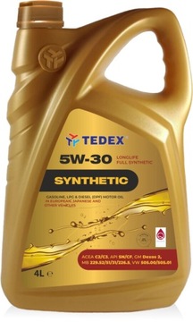 Olej silnikowy TEDEX SYNTHETIC PREMIUM Longlife 5W30 C3 SN/SM/CF 4L