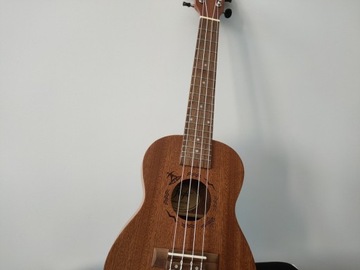 ukulele koncertowe o ciepłym brzmieniu i idealnej