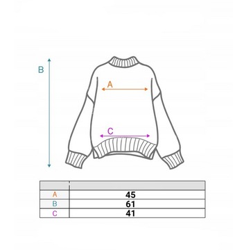 Przyjemny Mięciutki SWETER DAMSKI Warkocze