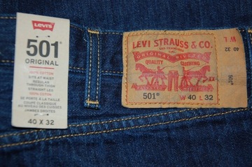 LEVIS 501 40/32 W40 L32 STRAIGHT 0115 pas 104 cm