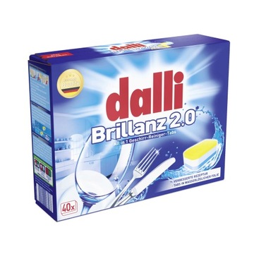 DALLI Tabletki do zmywarki 40 szt All-in-1