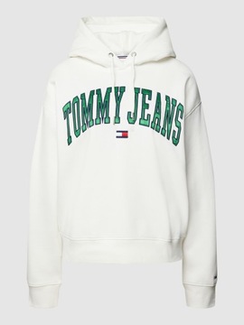 Bluza kangurka z logo Tommy Jeans XS