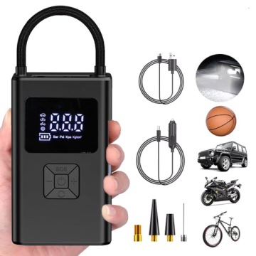 Mini Kompresor 150 Psi Pro Motocykl, Míče A Hračky S Led Svítilnou