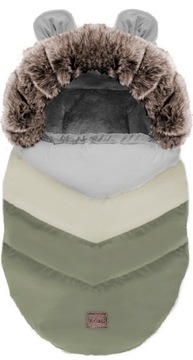 ŚPIWOREK DO WÓZKA SANEK CIEPŁY PIKOWANY KOLOROWY