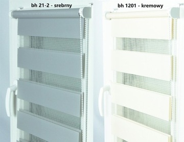 Рулонные шторы день-ночь, полотняные, 60х150