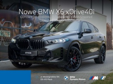 BMW X6 G06 SUV Facelifting 3.0 40i 381KM 2025 BMW X6 xDrive40i 381 KM mHEV - Gotowy do Odbioru - Pakiet M Pro - Kamera 3