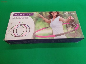 HULA HOOP Z WYPUSTKAMI REGULOWANE 73-84-96CM