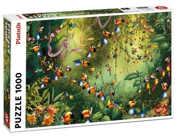 Puzzle 1000 elementów. Ruyer, Tukany w dżungli
