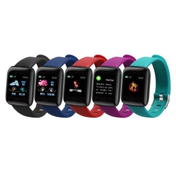 Умный браслет с Bluetooth, спортивные часы, счетчик калорий, черный