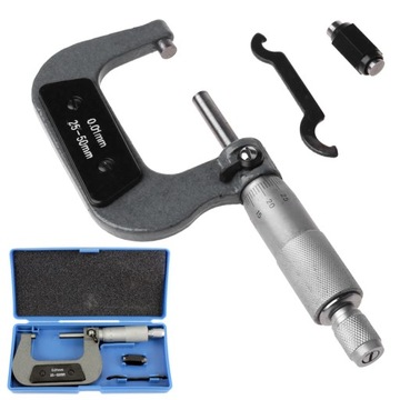 ВНЕШНИЙ МИКРОМЕТР НОНИУСА 0,01 ММ 25-50 ММ