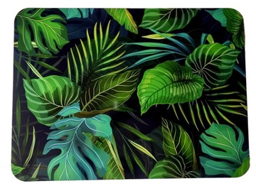 PODKŁADKA MATA NA STÓŁ LAMINOWANA LIŚCIE MONSTERA