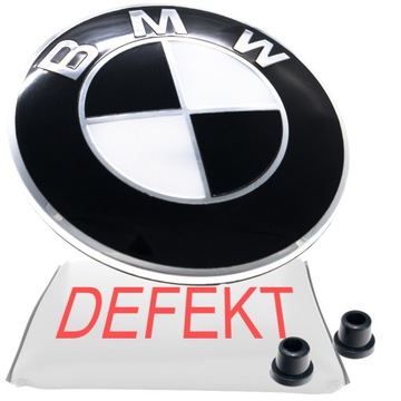 BMW EMBLEMAT 82mm ZNACZEK E30 E34 E38 E46 DEFEKT!