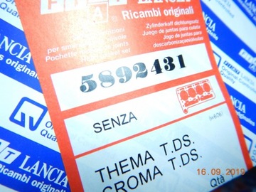 TĚSNĚNÍ HLAVA FIAT CROMA 85-96 2.5 TD ASO
