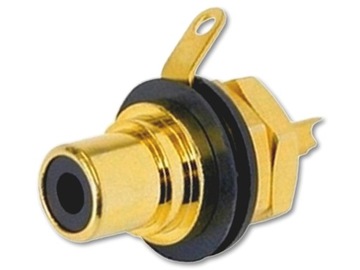 NEUTRIK REAN NYS367-0 GNIAZDO RCA CINCH CZARNE