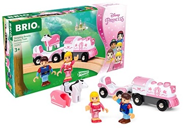 BRIO Disney Princess Sleeping Beauty Battery Powered Train and Carriage - C