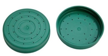 Nakrętka plastikowa z dziurkami do podkarmiania do syropu 100szt pszczół