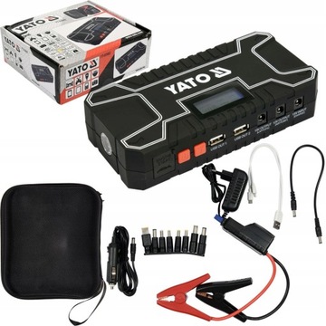 ROZRUCH STARTER JUMP STARTER POWER BANK 12000MA USB AUTA MOCNY WYŚWIETLACZ