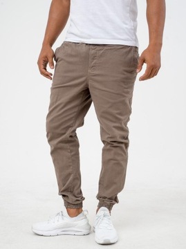 МУЖСКИЕ БРЮКИ-ДЖОГГЕРЫ, С ВЫШИВКОЙ В РЕБРУСКУ Marvel PUNISHER, Бежевый XXL