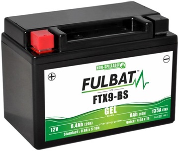 Fulbat FTX9-BS GEL Akumulator motocyklowy 12V 8.4Ah 135A