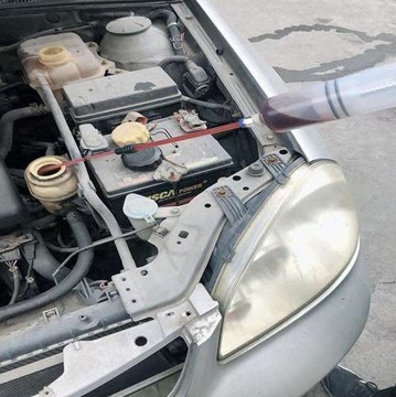 Шприц 200 мл для откачивания масляных жидкостей, комплект уплотнений для трубок