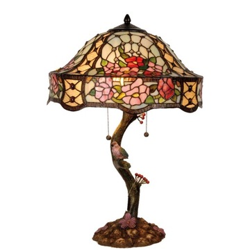 Witrażowa Lampa Stołowa Tiffany R Clayre & Eef