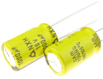 Kondensator elektrolityczny 1000uF/16V LOW ESR SamYoung NXH 10x17mm /1059