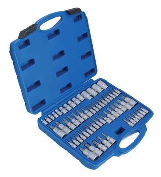 ZESTAW NASADEK TORX/E-TORX/TORX PLUS 60 SZT SATRA S-ST60B