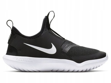 Buty Dziecięce Młodzieżowe NIKE FLEX RUNNER (PS) AT4663 wygodne czarne
