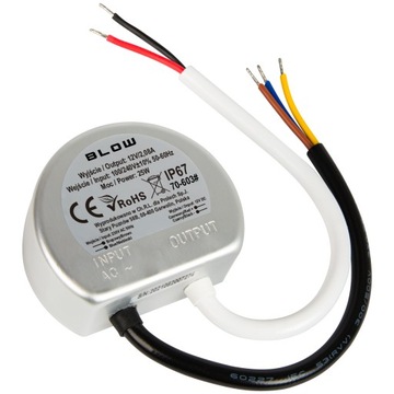 Zasilacz do LED dopuszkowy 12V 25W IP67 do puszki