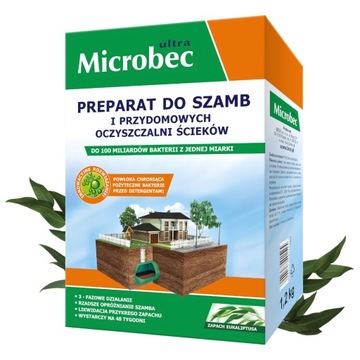 Preparat Do Szamb Przydomowych Oczyszczalni Microbec Ultra Eukaliptus 1.2kg