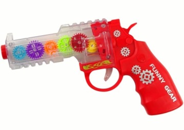 Pistolet Кольорові Вогні Звук Червоний