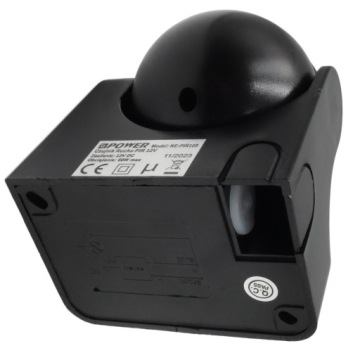 ДЕТЕКТОР ДВИЖЕНИЯ 12V PIR 180 LED СУМЕРЕЧНЫЙ ВЫКЛЮЧАТЕЛЬ ЧЕРНЫЙ