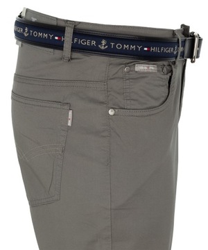 ТЕМНО-БЕЖЕВЫЕ ЛЕТНИЕ БРЮКИ ИЗ ХЛОПКА W35 L30