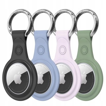 Etui Dux Ducis do Apple AirTag, Silikonowe, Futerał Ochronny - 4 SZTUKI
