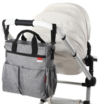 Сумка для коляски, аксессуары, пеленальный столик, органайзер, ЧЕРНЫЙ