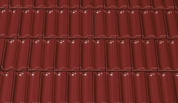 Kominek wentylacyjny 150mm, Creaton, Ratio - finesse czerwona glazurowana