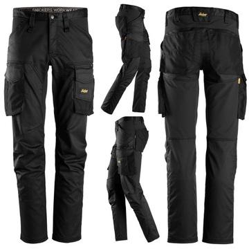 Spodnie robocze Snickers Stretch 6803 r.60 black